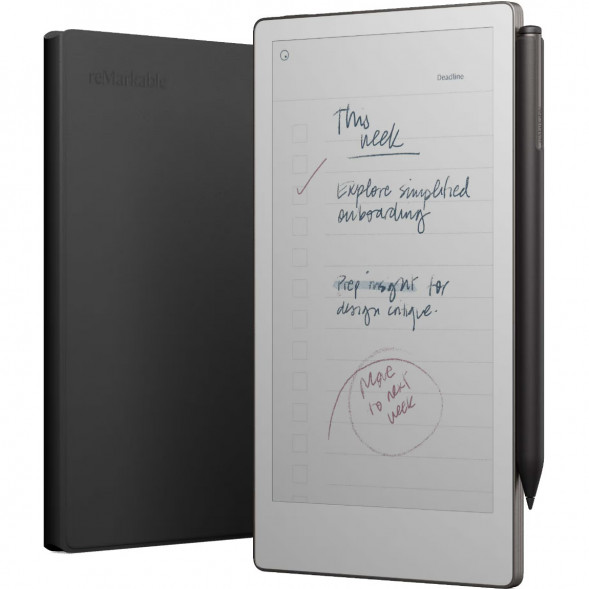 Графический планшет reMarkable Paper Pro Move + Стилус MarkerPlus + Чехол BookFolio Premium Leather, Black в Екатеринбурге