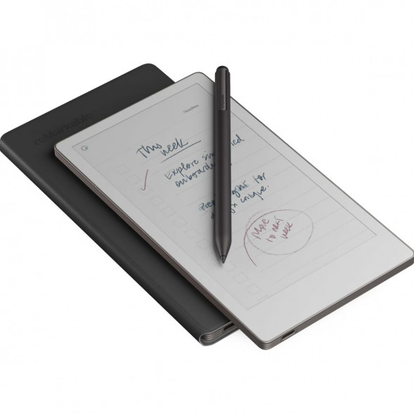 Графический планшет reMarkable Paper Pro Move + Стилус MarkerPlus + Чехол BookFolio Premium Leather, Black в Екатеринбурге