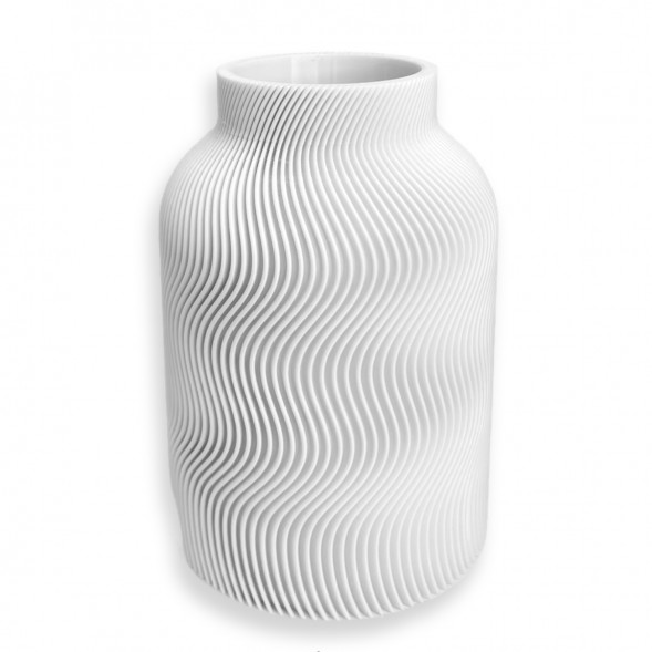 Ваза для сухоцветов HatRom Wave, белый в Екатеринбурге