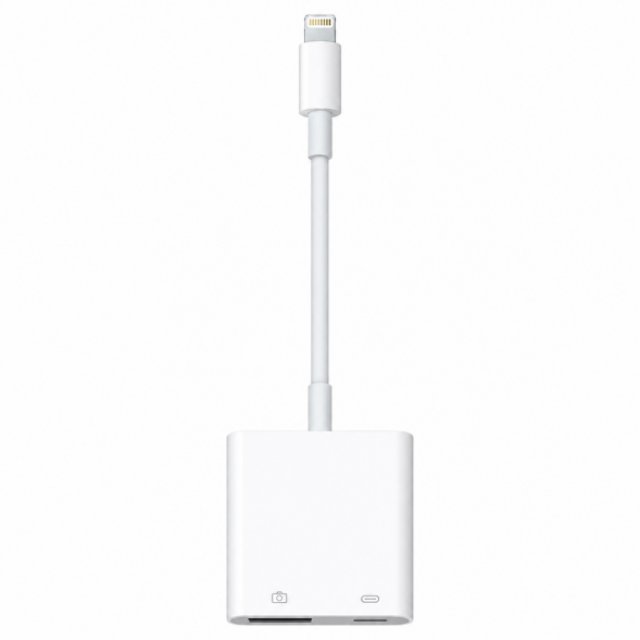 Разъем Apple Lightning - USB/Lightning, белый в Екатеринбурге